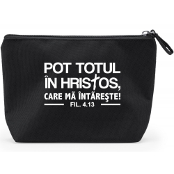 Gentuta Rebeca negru, Pot totul in Hristos!